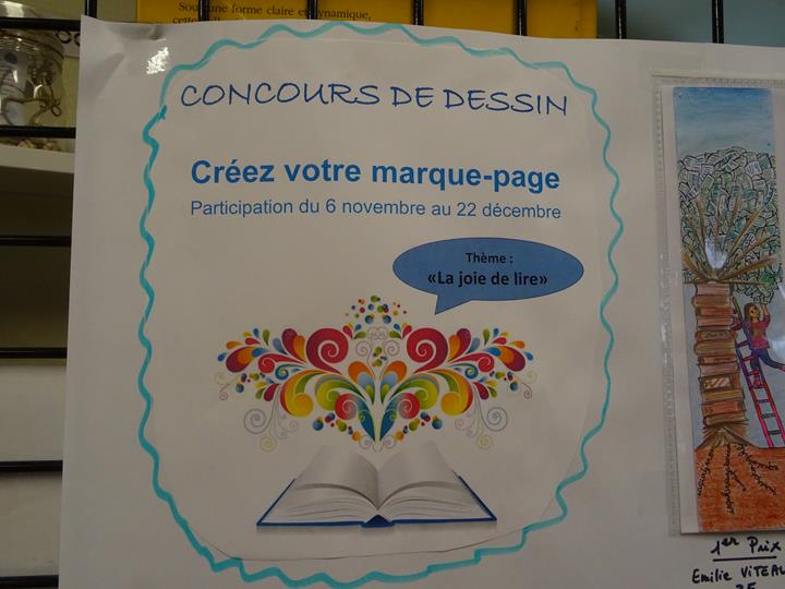 Concours de marque-pages au CDI